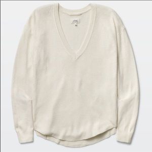 Wilfred Galois V-neck sweater, Silk & Cashmere